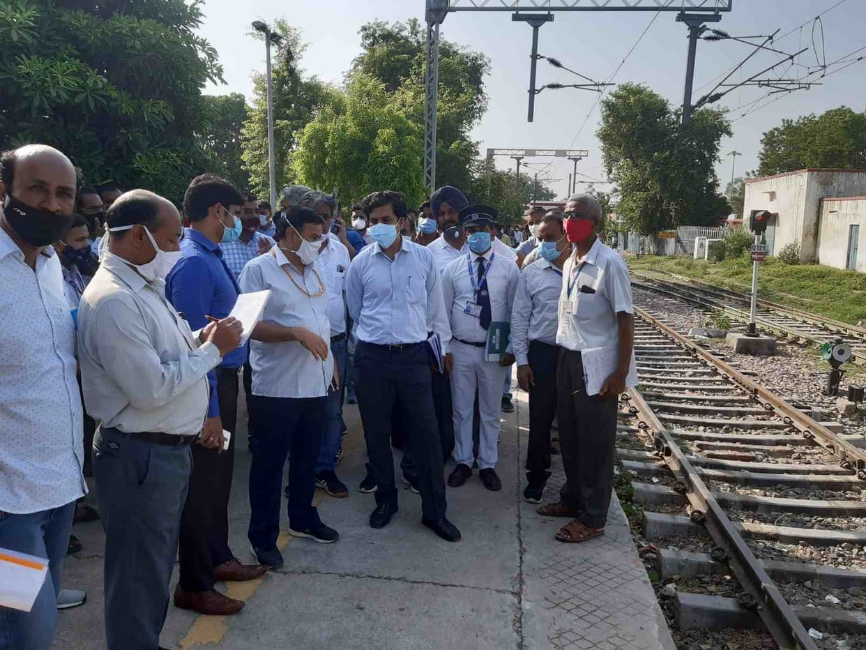 Dissatisfied with the cleanliness system at DRM Narwana Junction