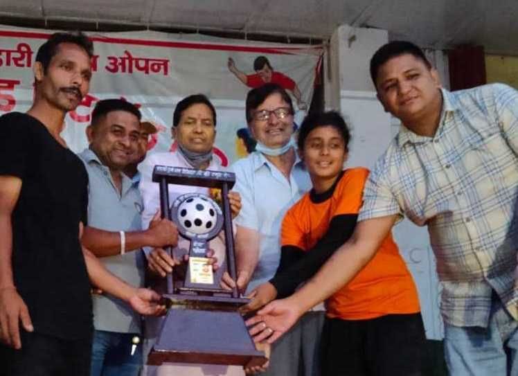 Stadium B wins thanks to Komal's hat-trick