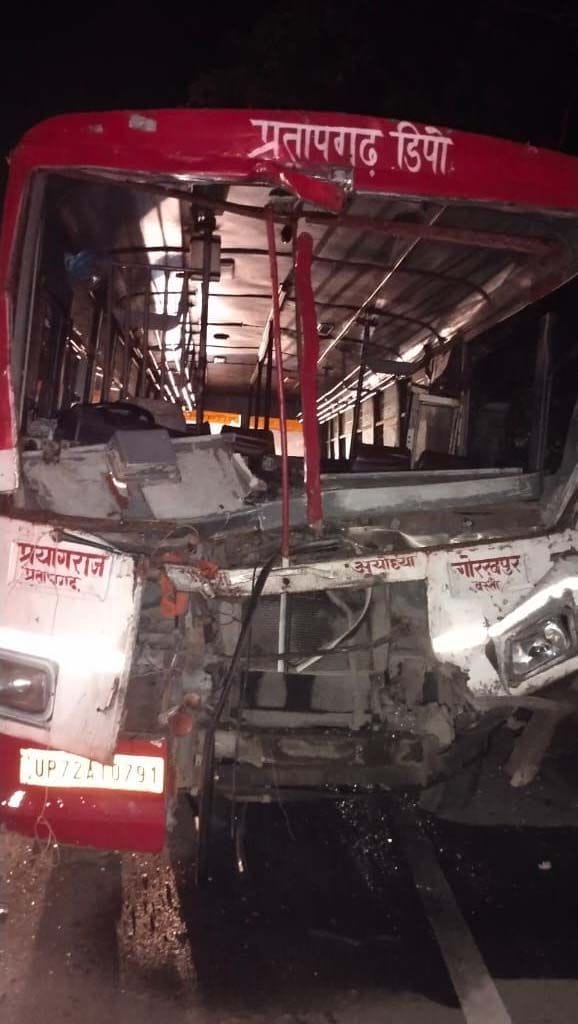 six injured in road accident