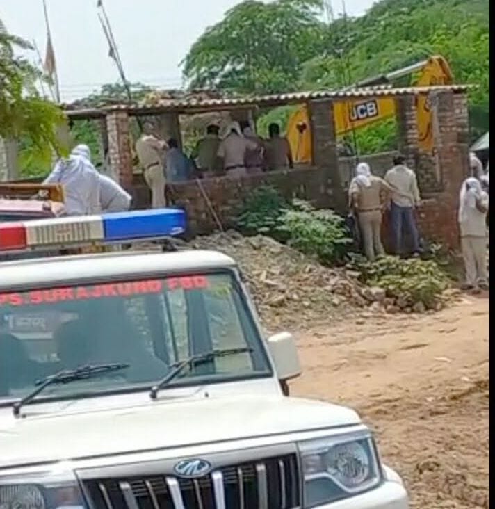12 illegal religious places demolished in Khori village