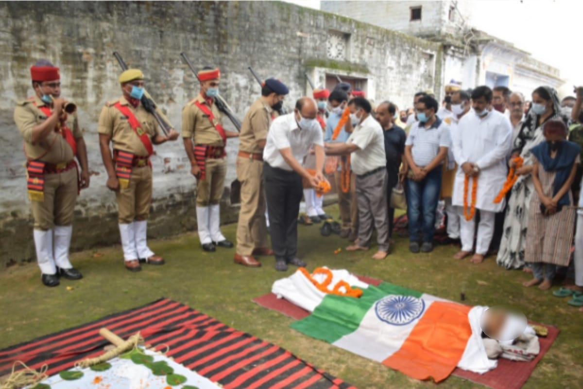 Bijnor: Freedom Fighter Anand Prakash Gupta died today, was a follower of Subhash Chandra Bose