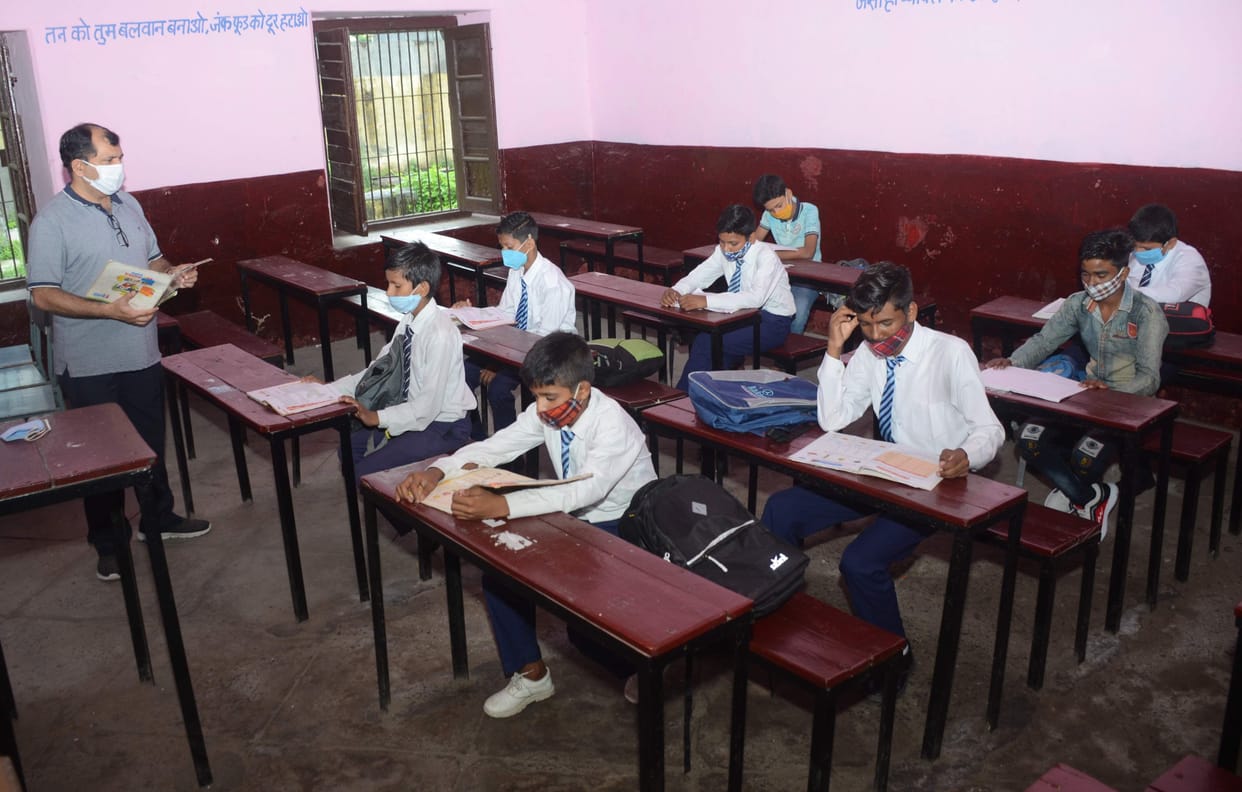 Schools from class six to eight also opened