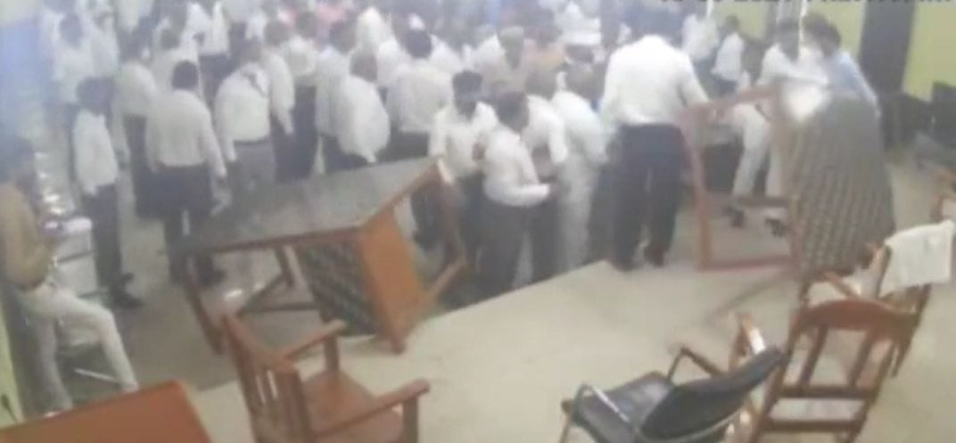 Lawyers' ruckus in Tehsildar's room, sabotage
