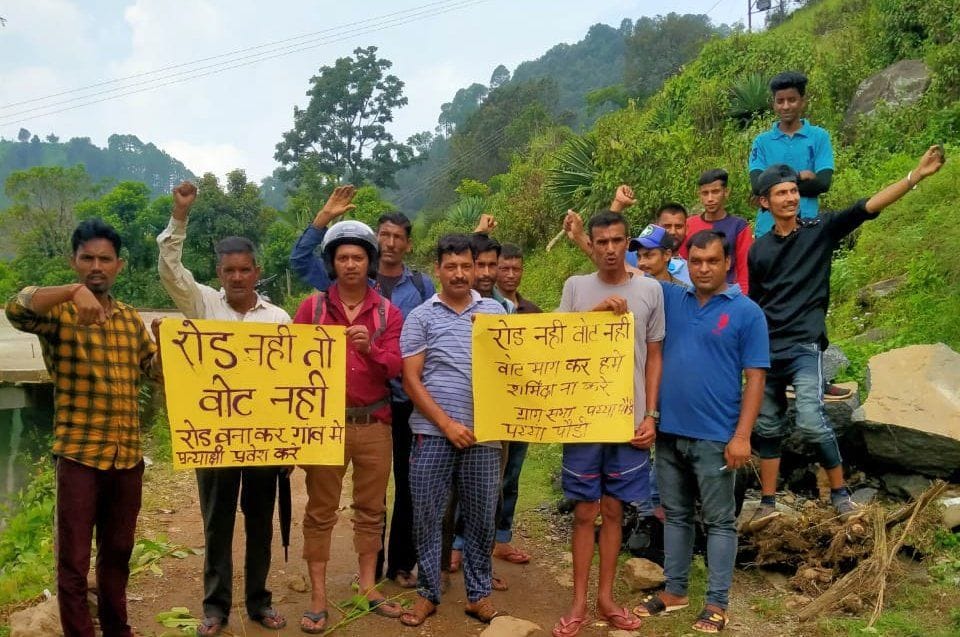 No Road No Vote in Dharchula