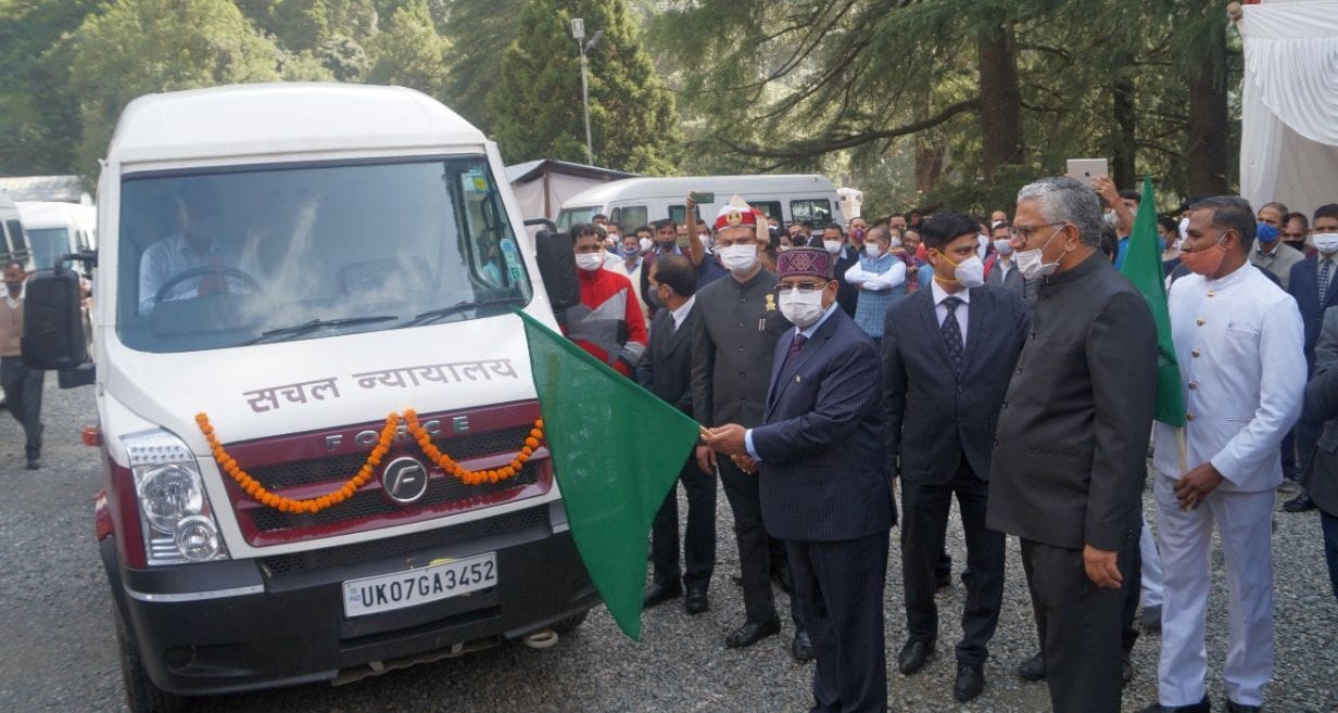 Mobile court van left for five districts