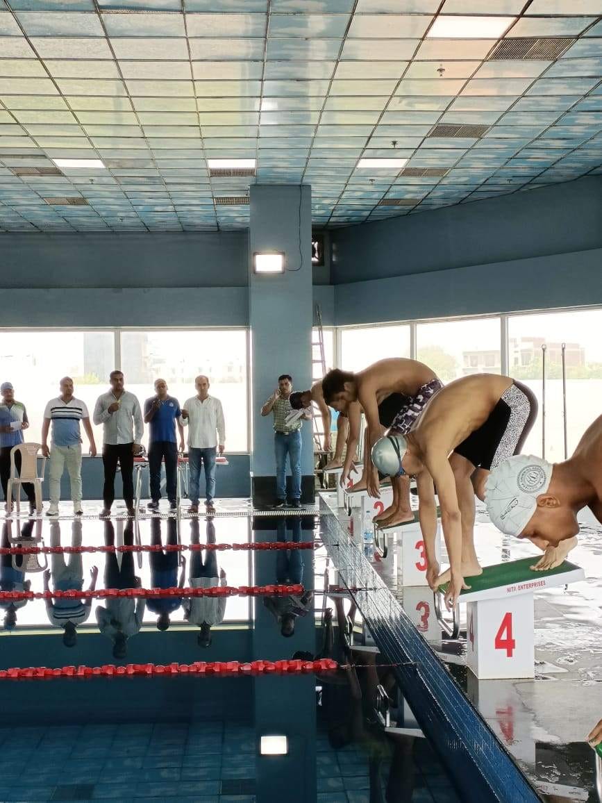 Selection of team of Jhajjar district for Khelo Haryana State Swimming Competition