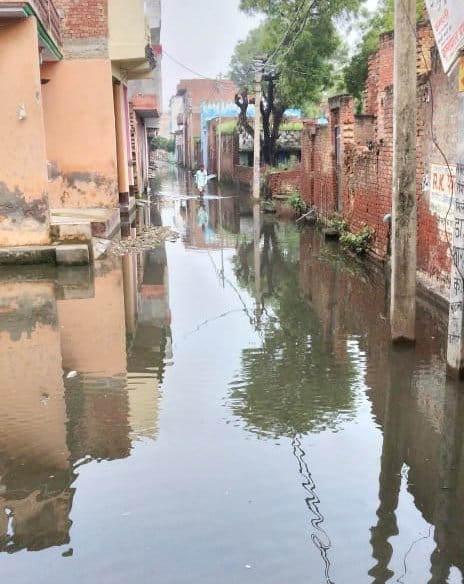 Villagers of Malakpur facing waterlogging