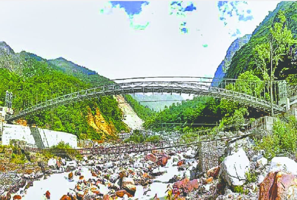 Uttarakhand News: 135 meter long steel girder bridge ready on Hemkund Sahib and Valley of flowers way