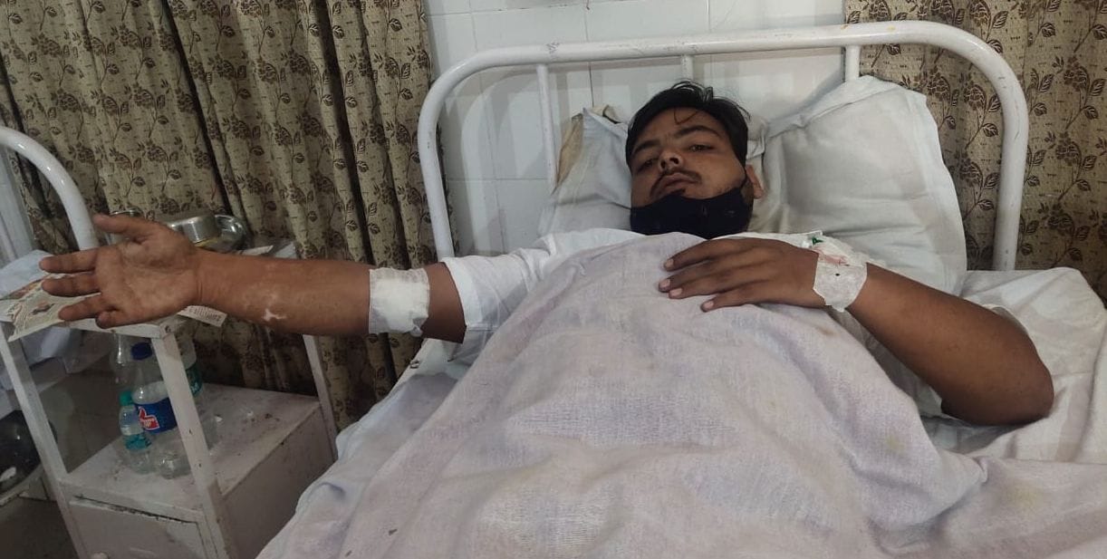 fabricated a fake story of shooting himself