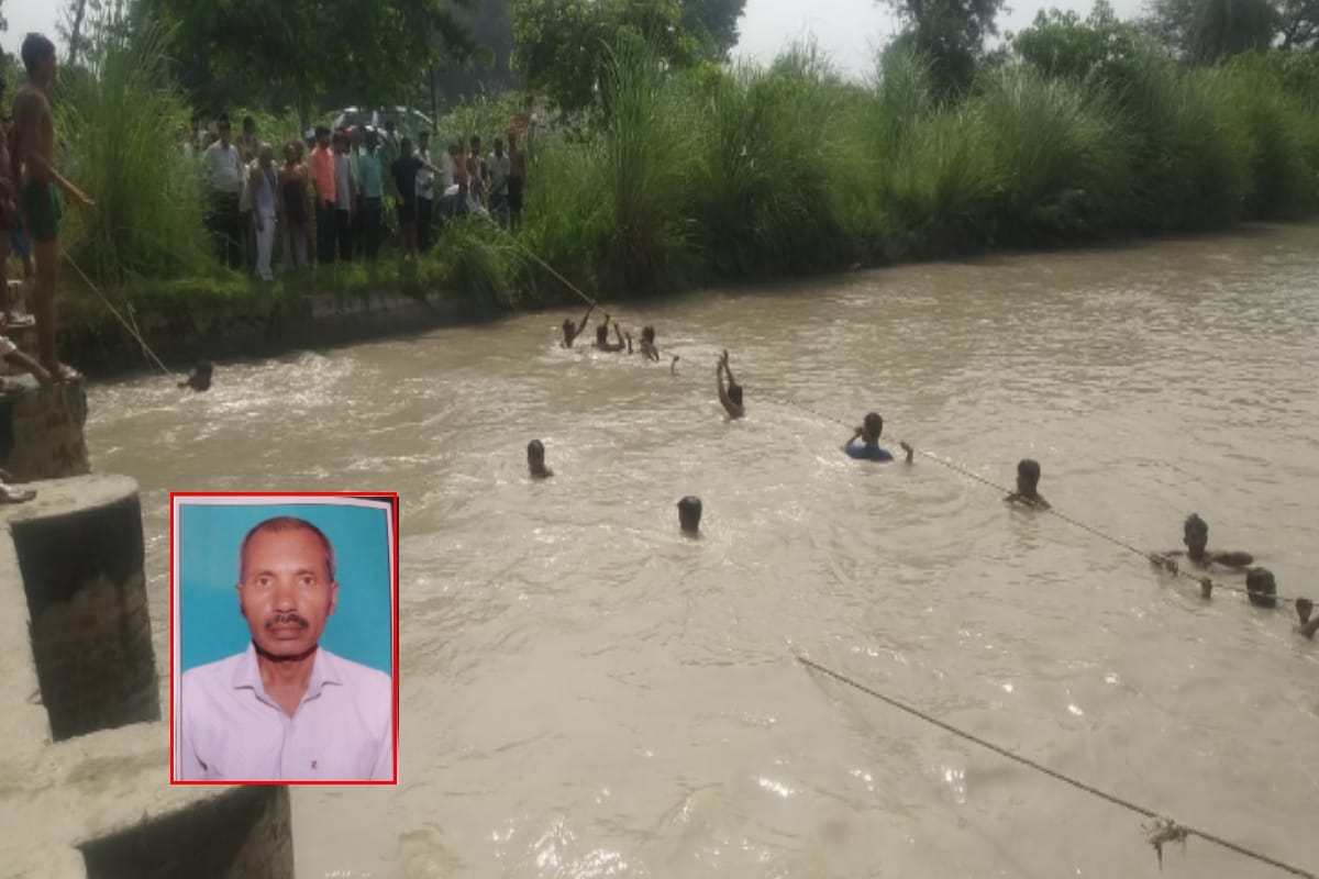 Farmer falls in canal while trying to escape monkey attack in Hastinapur, died due to drowns