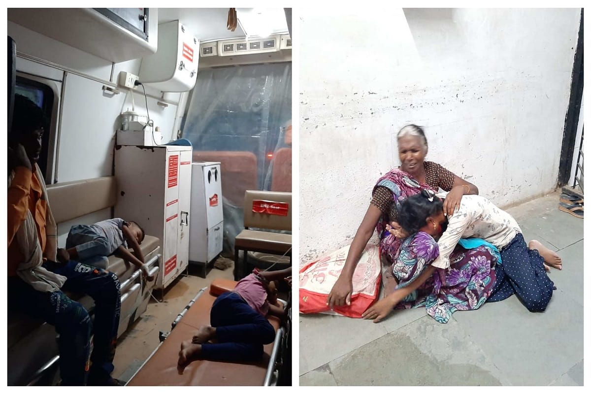 After dispute with wife husband ate toxic substances with four children three died in hospital in Mirzapur