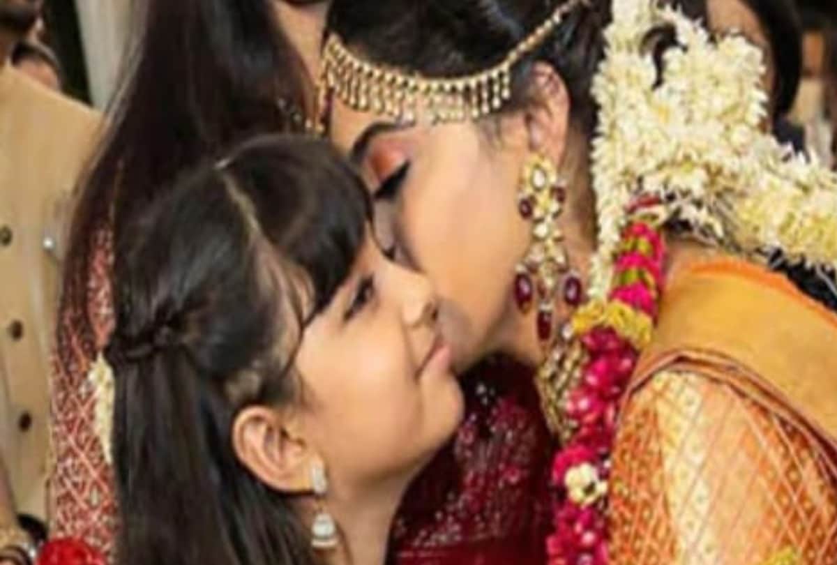 aishwarya rai attend cousin wedding with abhishek bachchan and aaradhya photos goes viral on social media