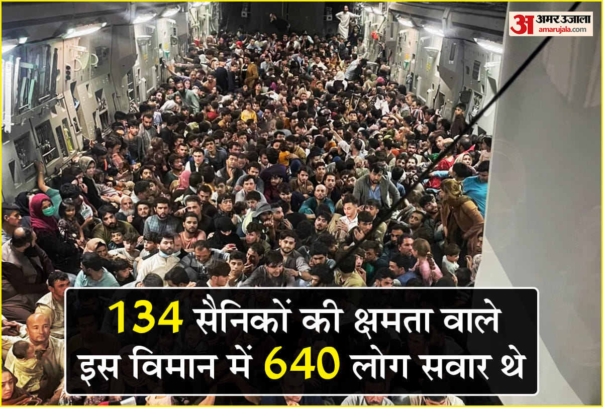 Usa Air Force evacuation flight from Kabul to Qatar came near the record for most people ever flown in the Boeing airlifter