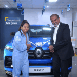 Renault Kiger presented to Saikhom Mirabai Chanu