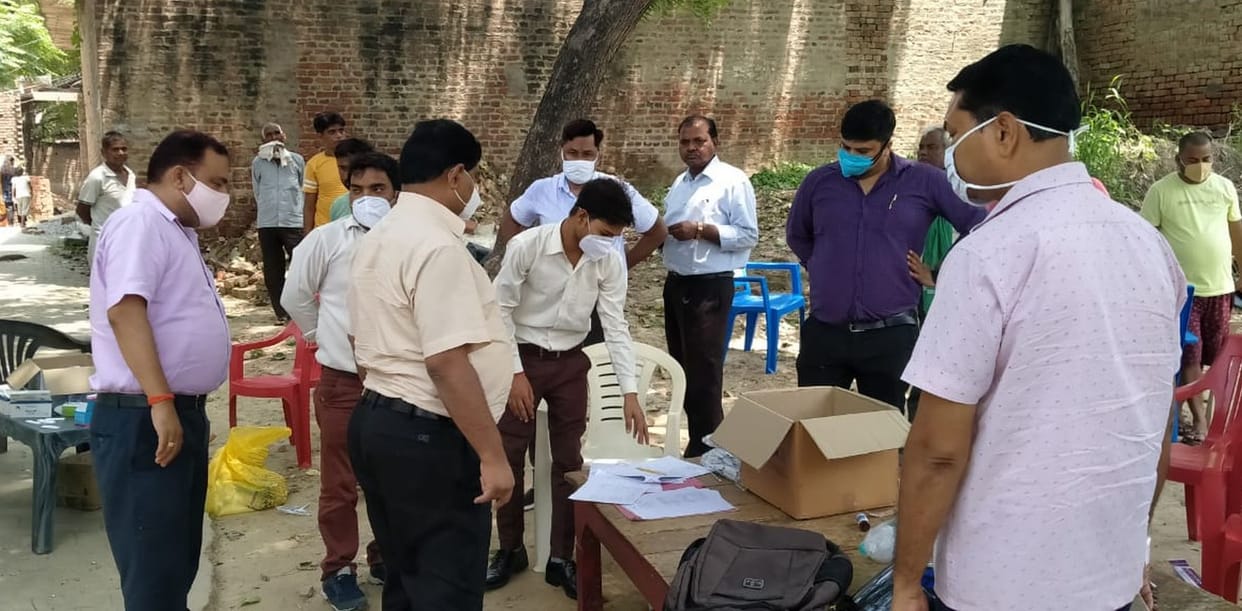 Health department team reached Avai Uddaitpur, treatment given to 143 people