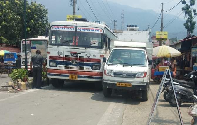 Trouble created by illegal stand in front of bus stand