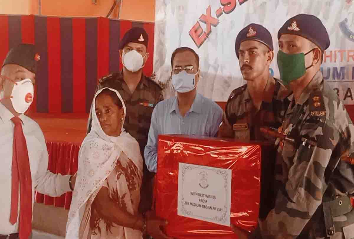 Armed Forces team of Medium Regiment celebrated Amrit Mahotsav of Independence