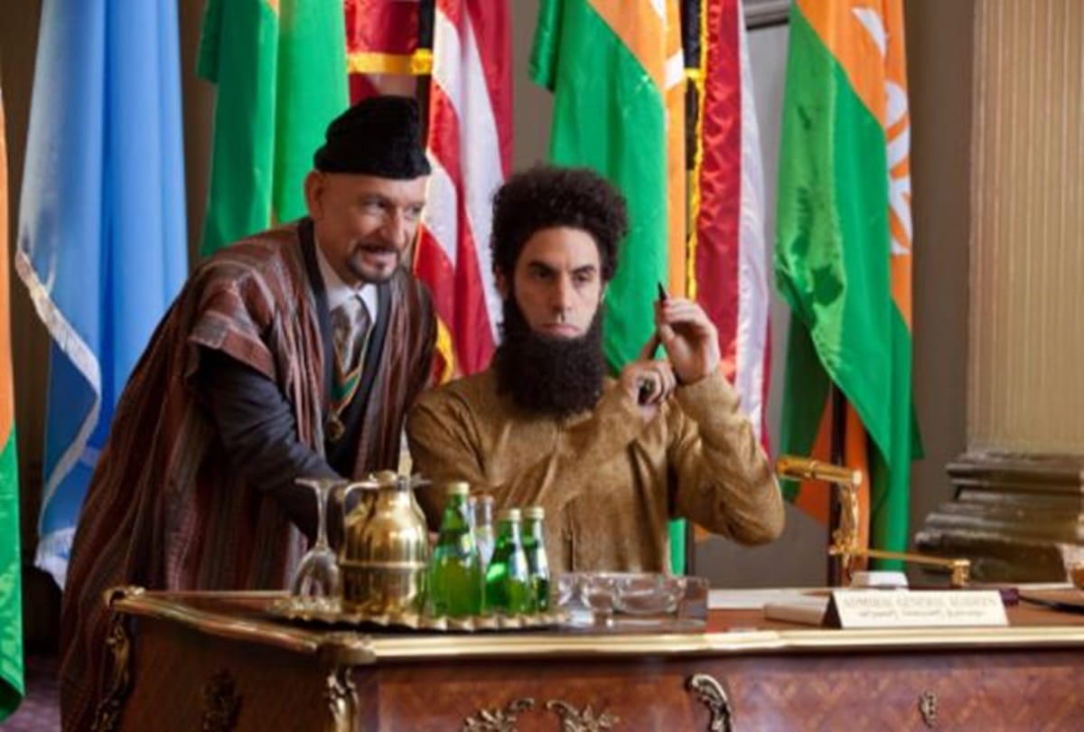 The dictator funny scene video of aladeen winning race goes viral after taliban seize afghanistan
