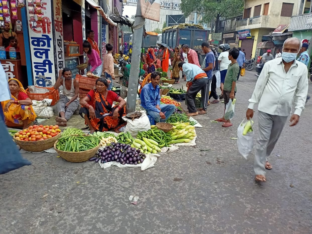 Accidents increased due to setting up of vegetable market at Coal Gate