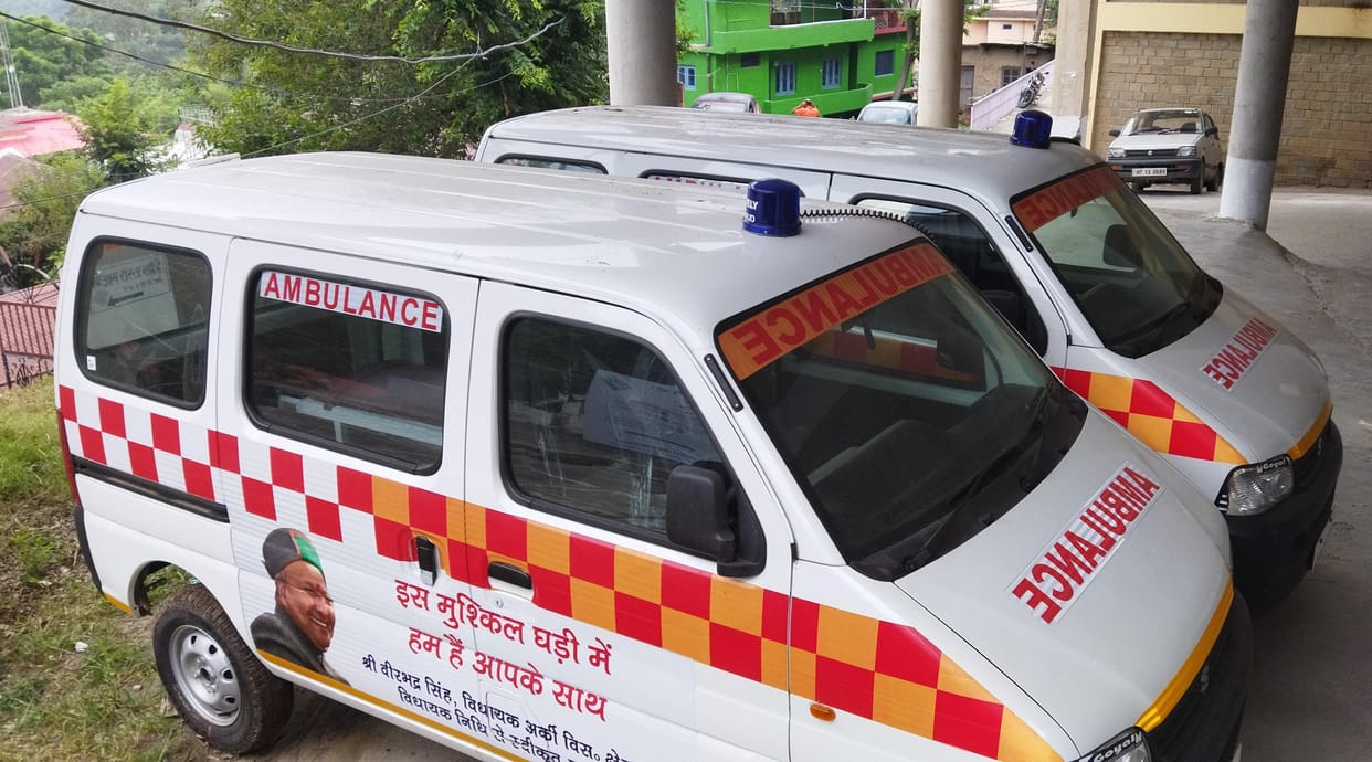 Two ambulances in Arki became showpiece, people waiting for service