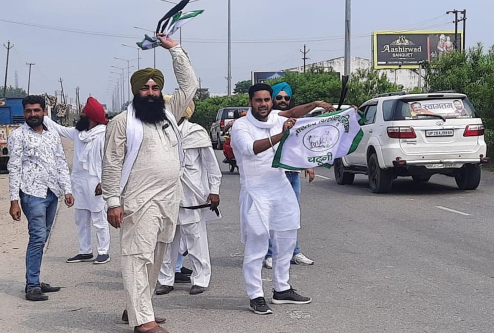 Uttarakhand Ajay Bhatt Jan Ashirwad Yatra News: farmers protest against yatra photos