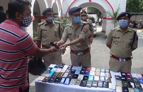 110 lost mobiles recovered from Uttarakhand and adjoining districts