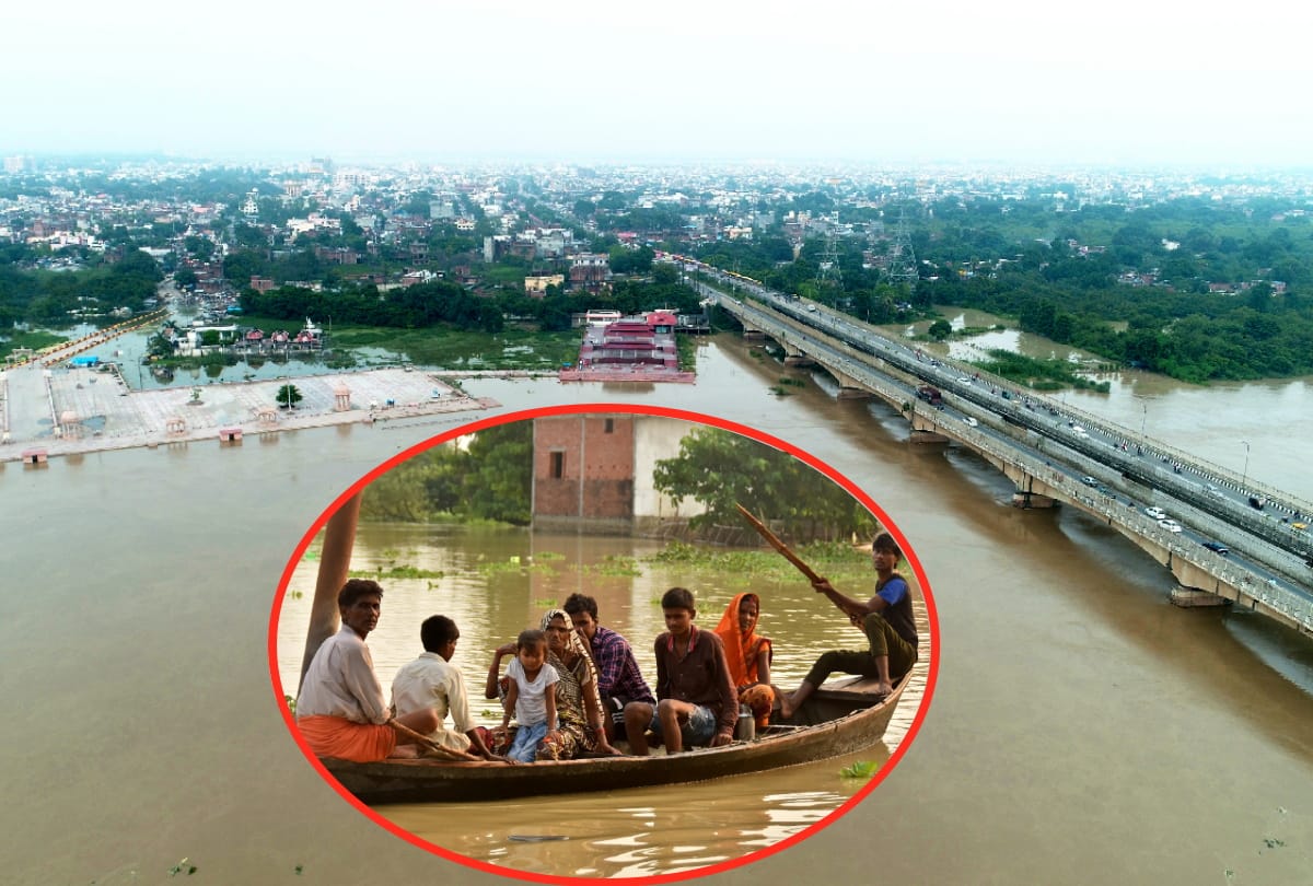 Gorakhpur flood news: Water level increasing of all rivers 51 villages in grip of flood in gorakhpur