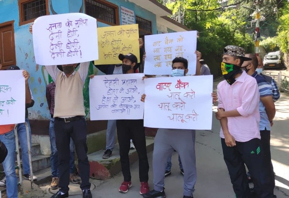 protest in Shimla