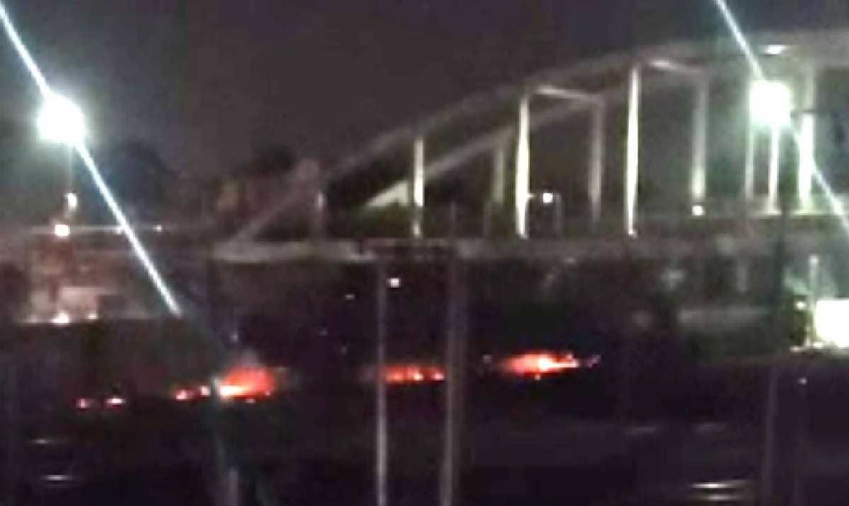 Goods train overturned before Banaras railway station wagons blew up in varanasi