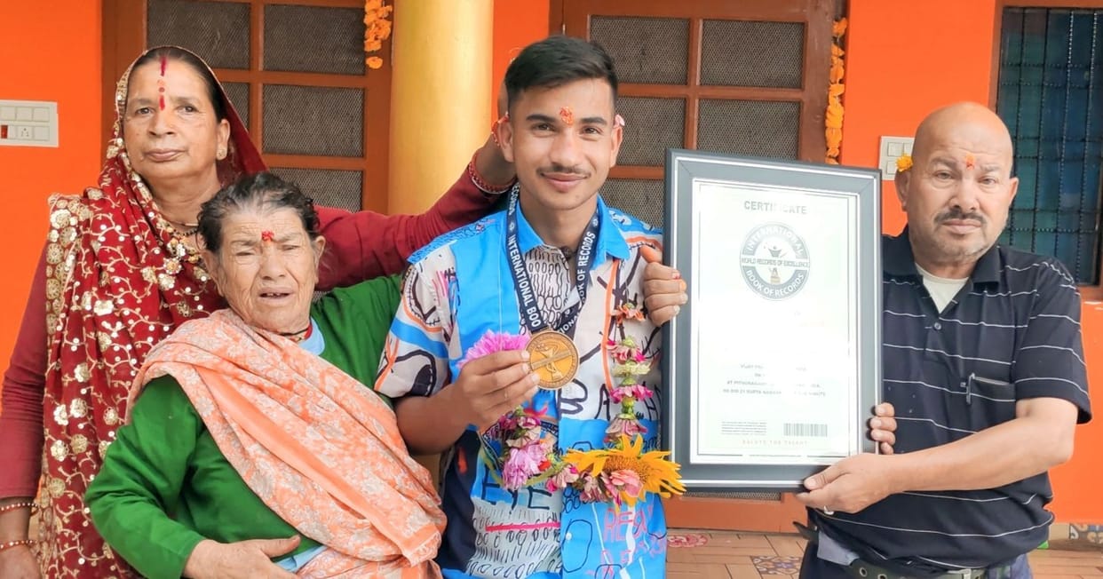 New Record in Surya namaskar
