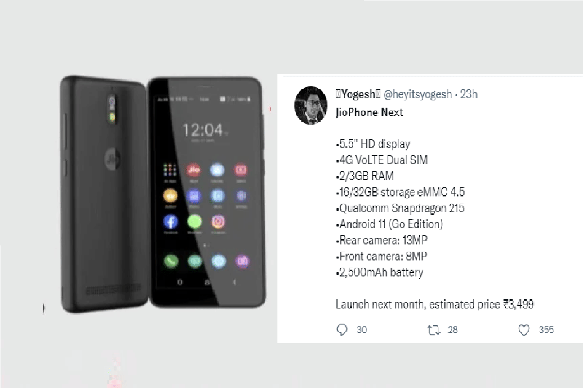 Jio Phone Next