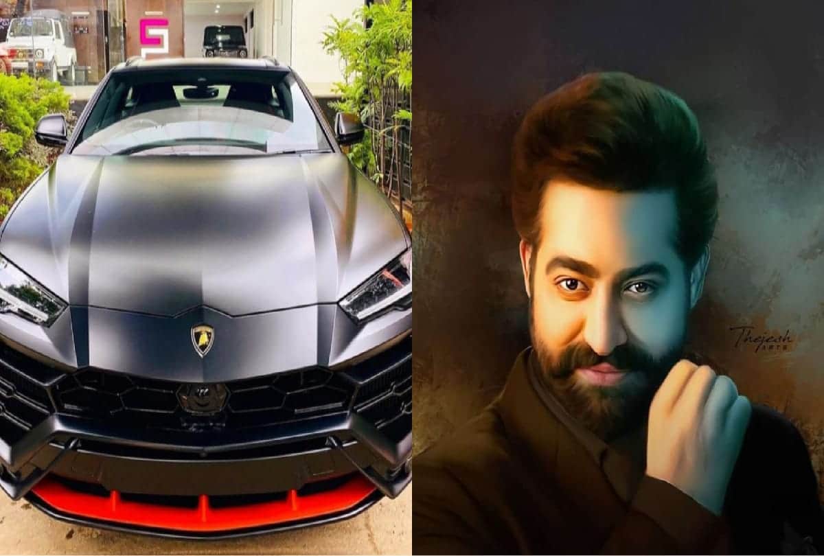famous South Actor jr NTR purchased India's first Lamborghini urus graphite capsule worth rupees 3.16 crore