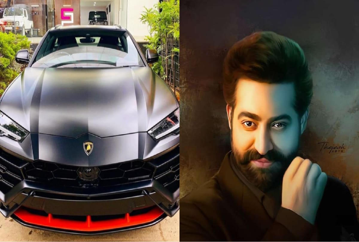 famous South Actor jr NTR purchased India's first Lamborghini urus graphite capsule worth rupees 3.16 crore