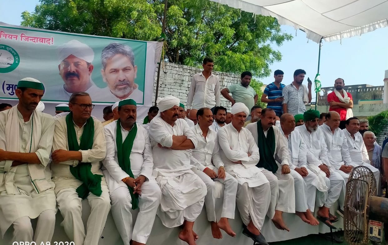Monthly Panchayat of BKU in Kisan Bhawan of Sisauli
