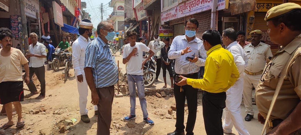 Sewer Project: Traders furious over poor construction, protested