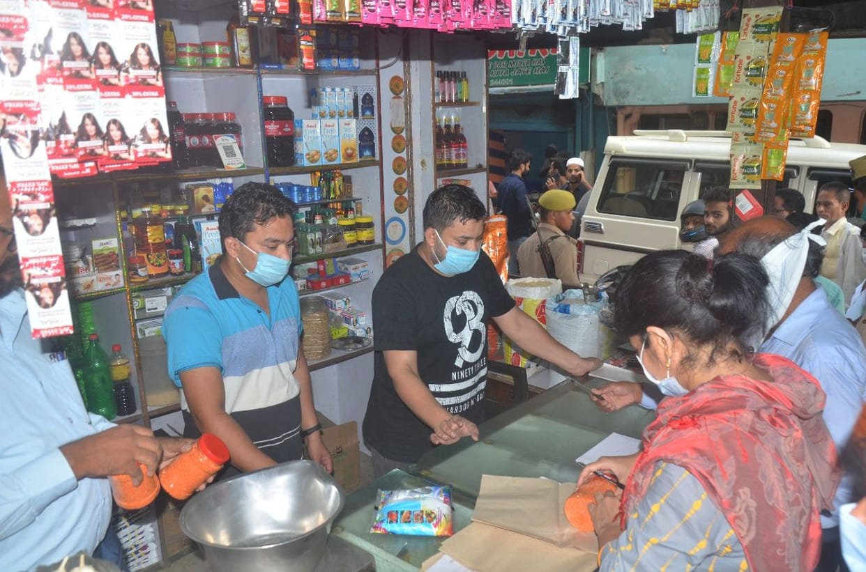 Food department team took samples of sweets, milk, paneer, mawa and mustard oil