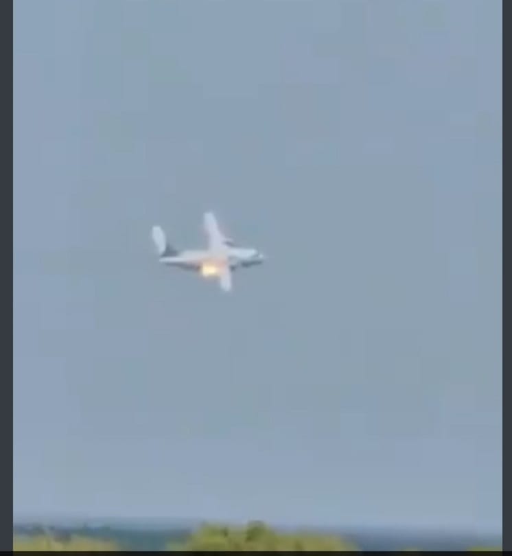 Russia: Prototype military transport plane crashes outside Moscow during a test flight, two test pilots missing