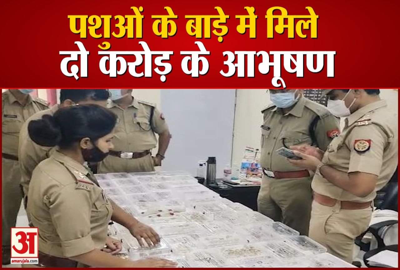 पुलिस ने बरामद किए सोने के जेवरात