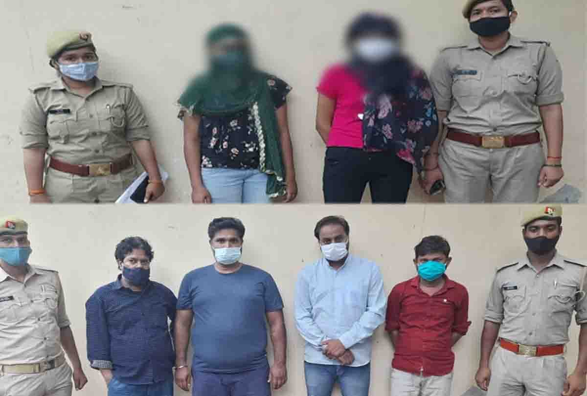 Prostitution gang busted in Unnao: Raid in marriage lawn, six arrested