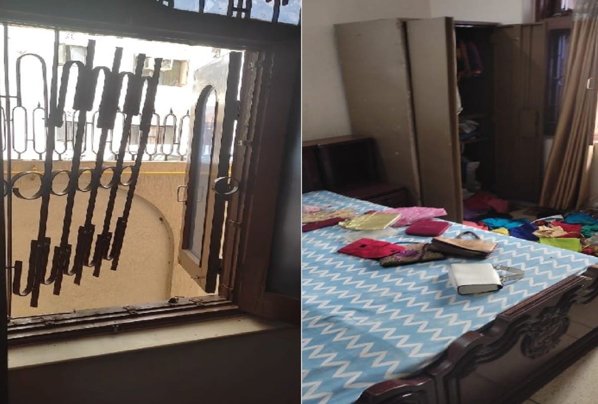 Thieves stole rs 60 lakhs from businessman house in agra