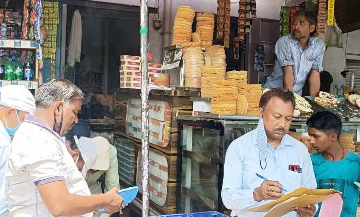 Hathras: Filled samples of Ghevar, Launj and Mustard oil