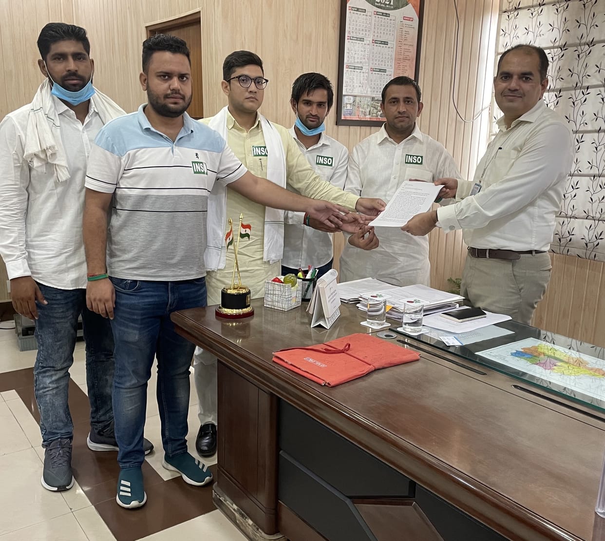 INSO came forward to help Afghan students studying in India