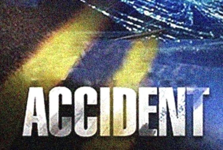 Bus and bike clashed father dead in front of son