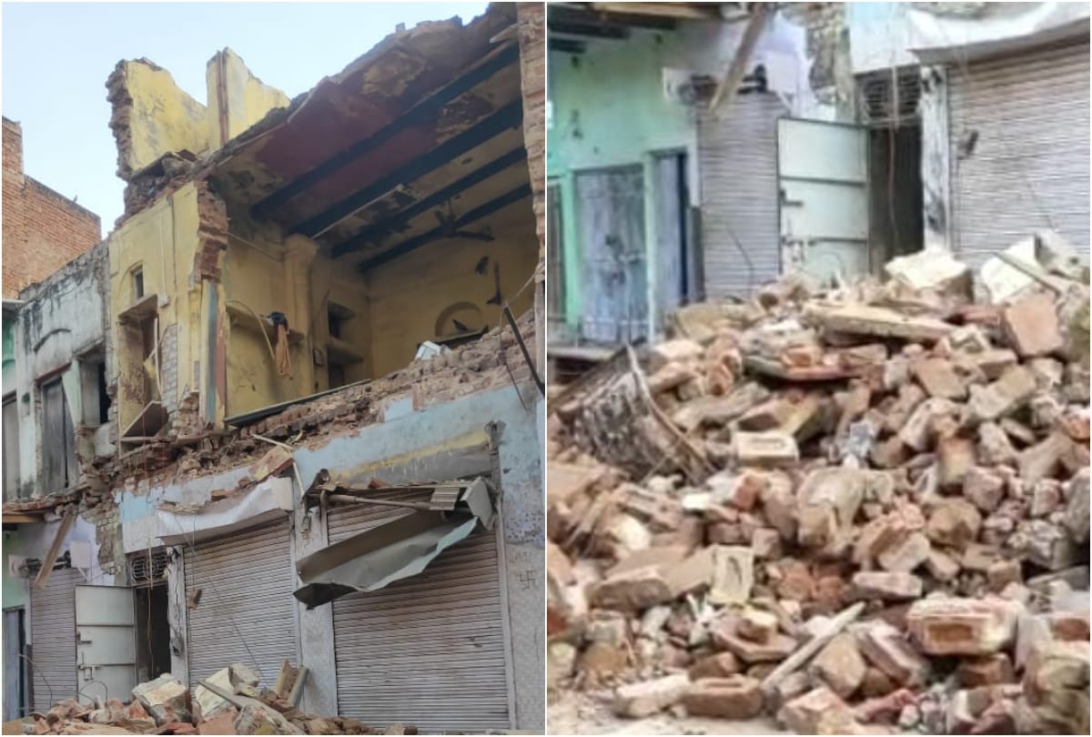 house collapse in Fatehabad one died agra news