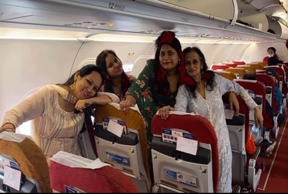 Akshay kumar and Vashu bhagnani charter a plane to take media from Bombay to surat for a special sceening of the BellBottom in 3D