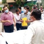 सारनाथः पर्यटन व नगर निगम के अधिकारियों ने किया निरीक्षण