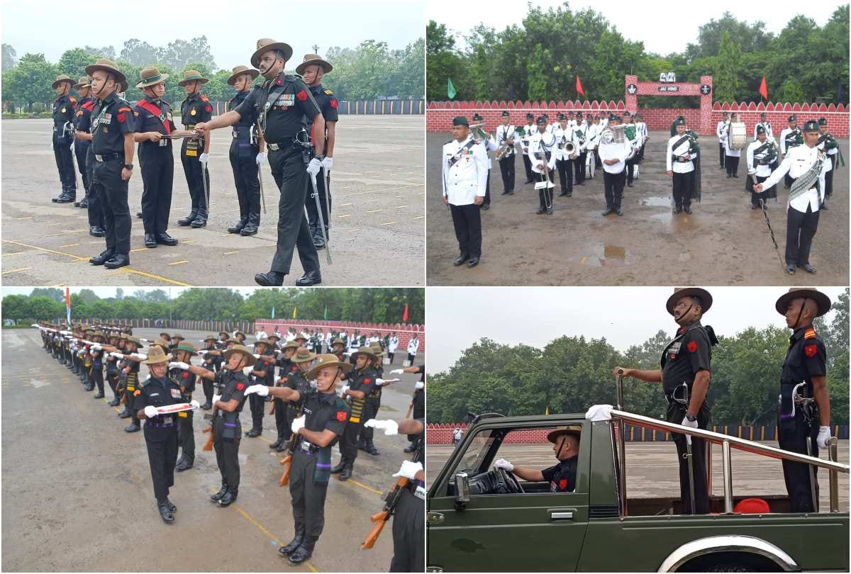 Passing Out Parade in 39 gtc varanasi After 42 weeks of hard training  64 recruits became part of  Indian Army  see photos