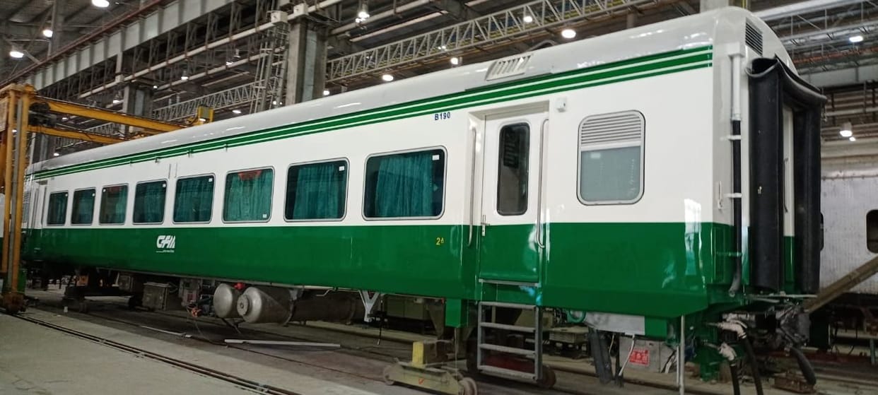 First rake of 12 coaches ready for Mozambique