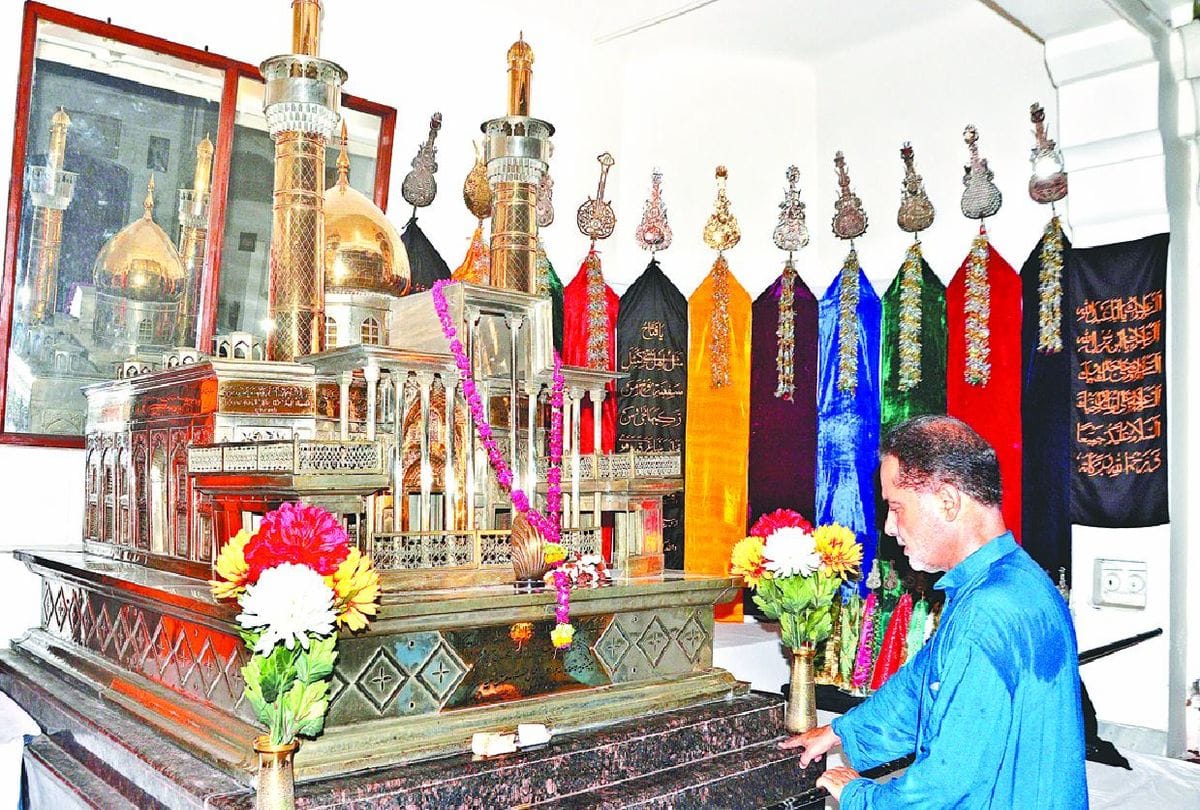 muharram 2021 today: tajiya in agra city majsis by muslims
