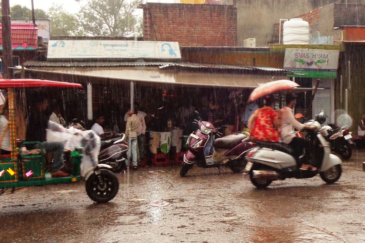 Rain after a week, relief from sultry heat
